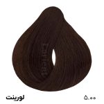 رنگ مو لورینت حجم 100 میلی لیتر 5.00 رنگ قهوه ای روشن قوی