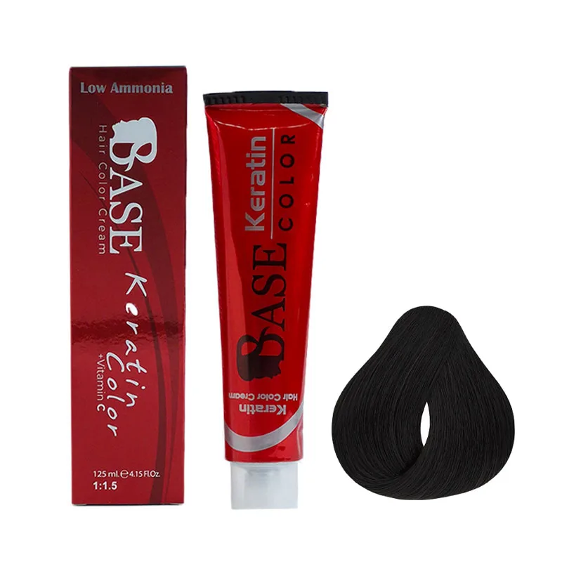 رنگ مو بیس کالر (4.1) c3 قهوه ای دودی متوسط حجم 125ml
